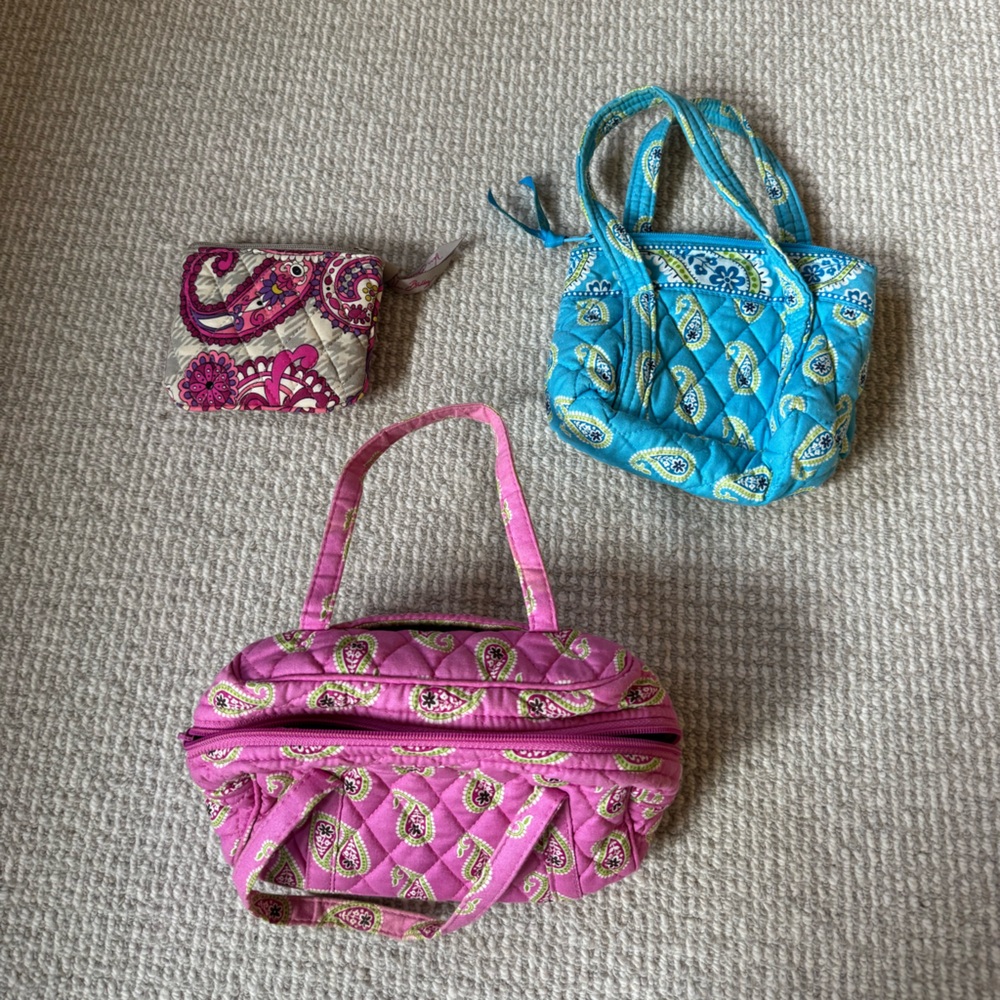 Assorted small Vera braldey bags